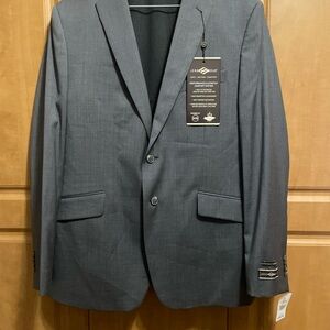 Joseph Abboud Men's Gray Two-Button Suit Jacket